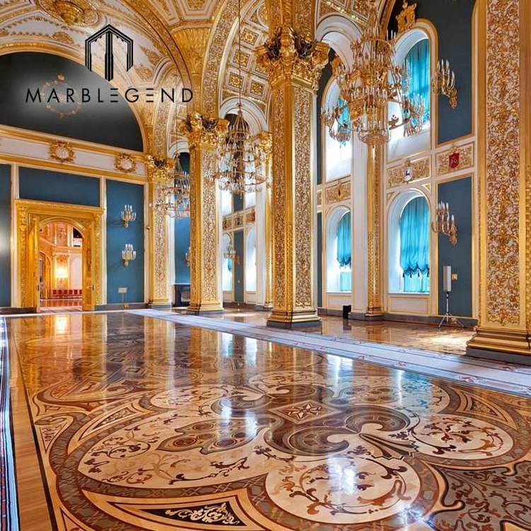 luxury villa lobby solid parquet oak wood flooring price wood inlay parquet wood flooring