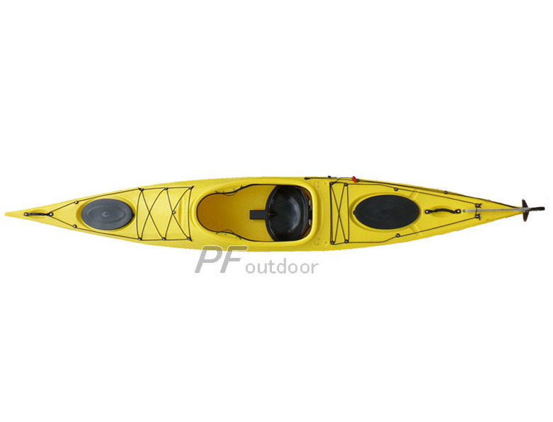 professional LLDPE single seat kayak jet power ocean sit on top fishing kayak