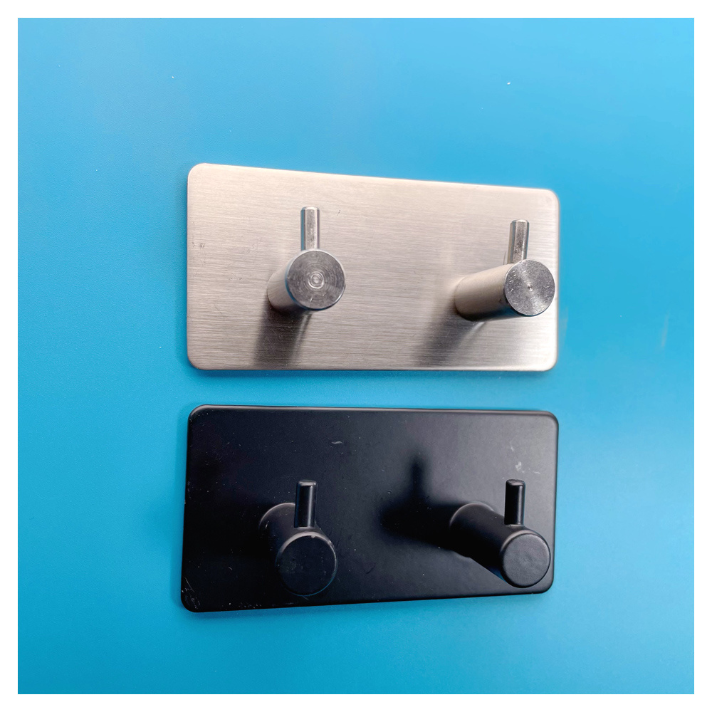 Waterproof Adhesive Stainless Steel hook  Wall Hanger for Bathroom Kitchen