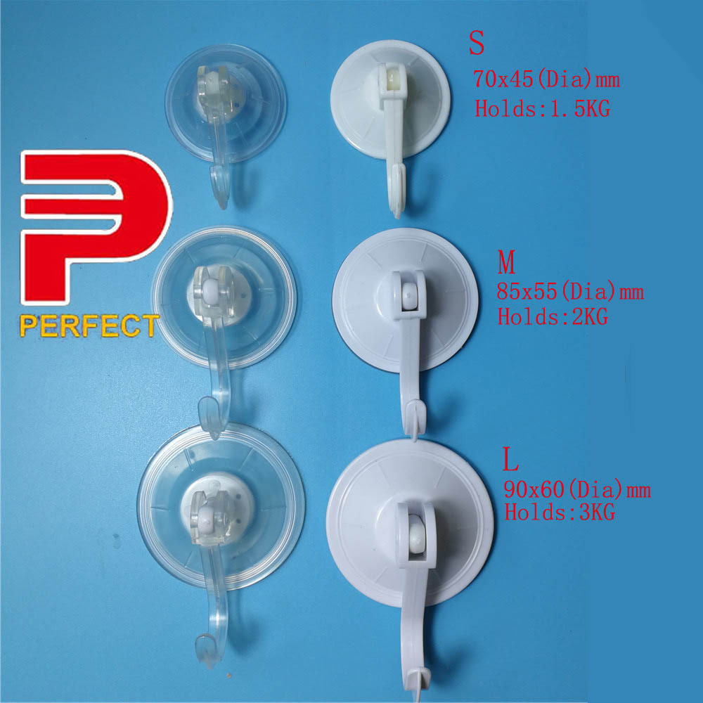 Suction Cup Hooks Removable Clear Heavy Duty Vacuum Suction Hooks with Cleaning Cloth Window Kitchen Bathroom Wall Hooks Hanger