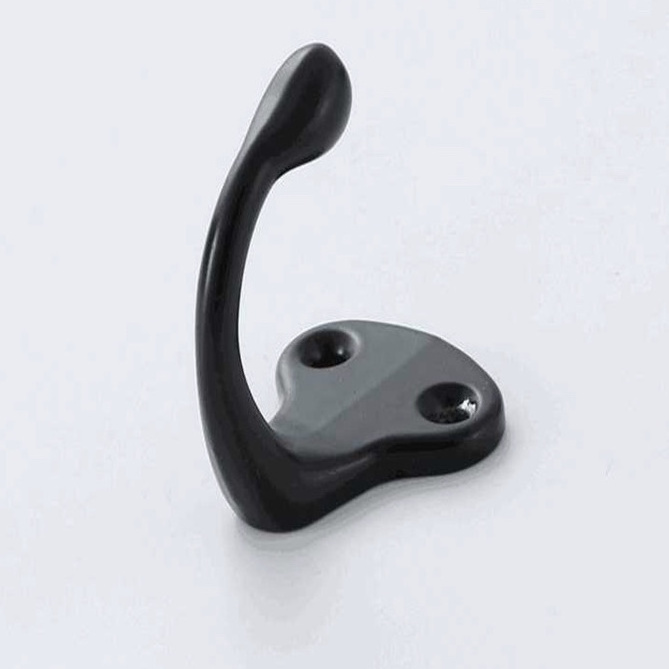 Thickened single hook zinc alloy antique single end hook cupboard bedroom bathroom wall door back hook