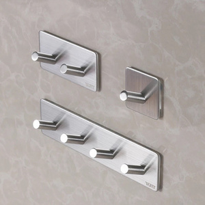 Self Adhesive Stainless Steel Hook Towel Hook