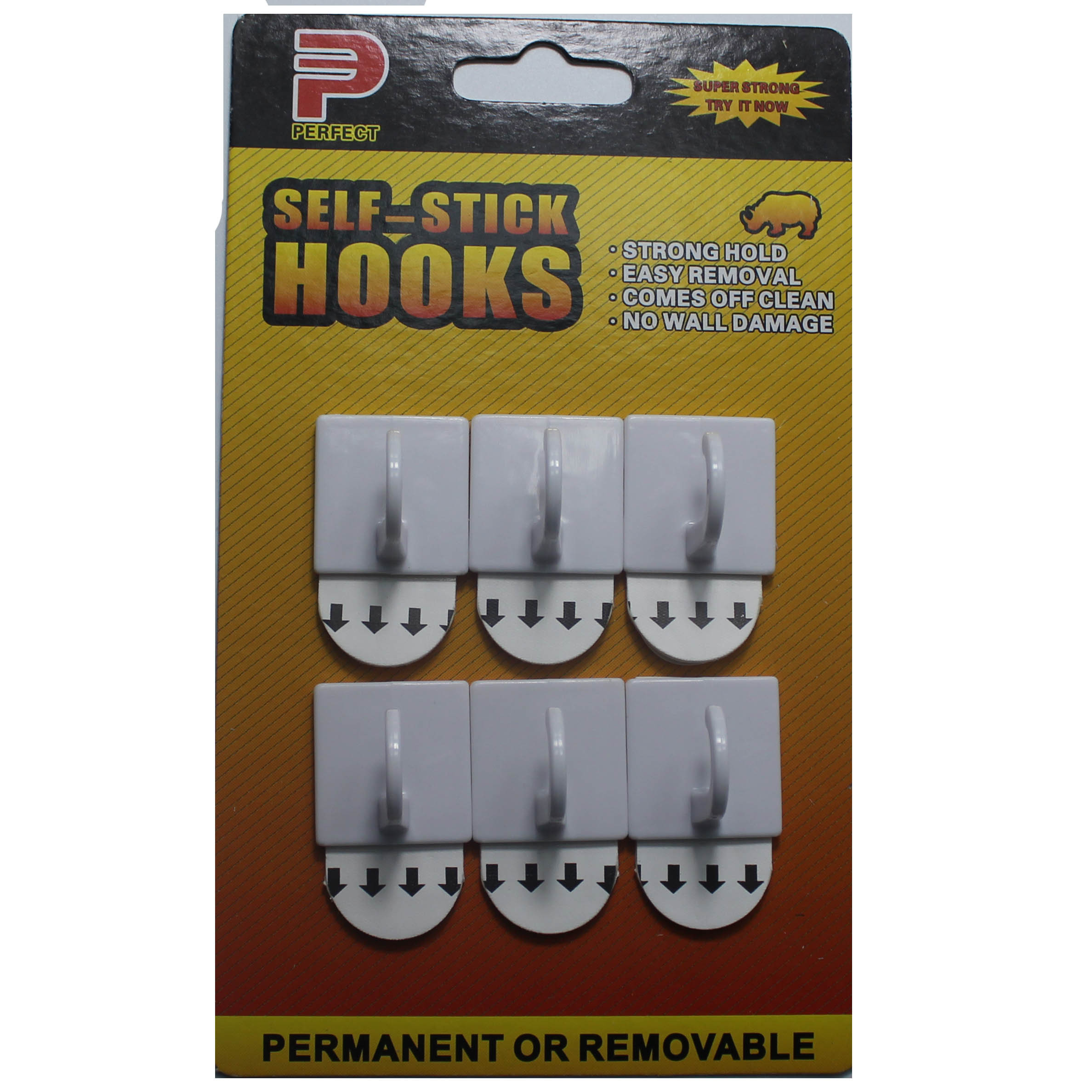 small size plastic hooks, self adhesive ceiling hook removable