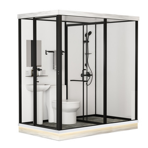 Indoor outdoor luxury all in one portable bathroom units kit bathroom shower room and toilet combo