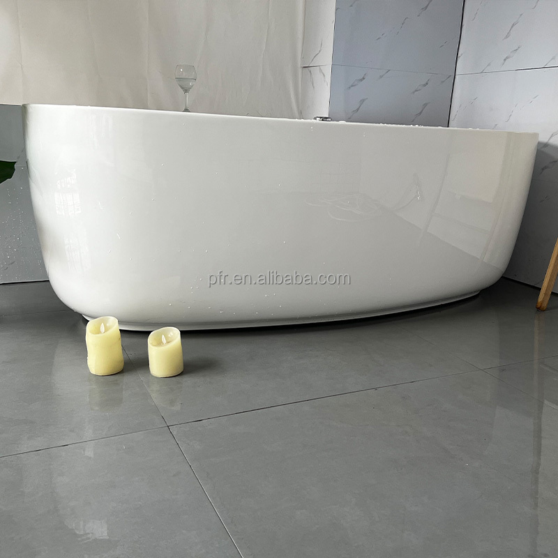 best seller acrylic bathlarge adults 2 person freestanding whirlpool soaking shower hydro air bubble jets massage tub