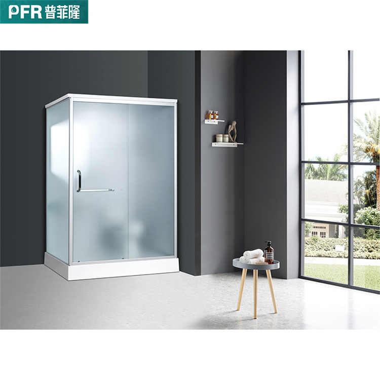 Custom One Kit Shower Prefabricated Luxury Portable Unit Building Hotel Design Glass Door RV Prefab Modular Bathroom Pod