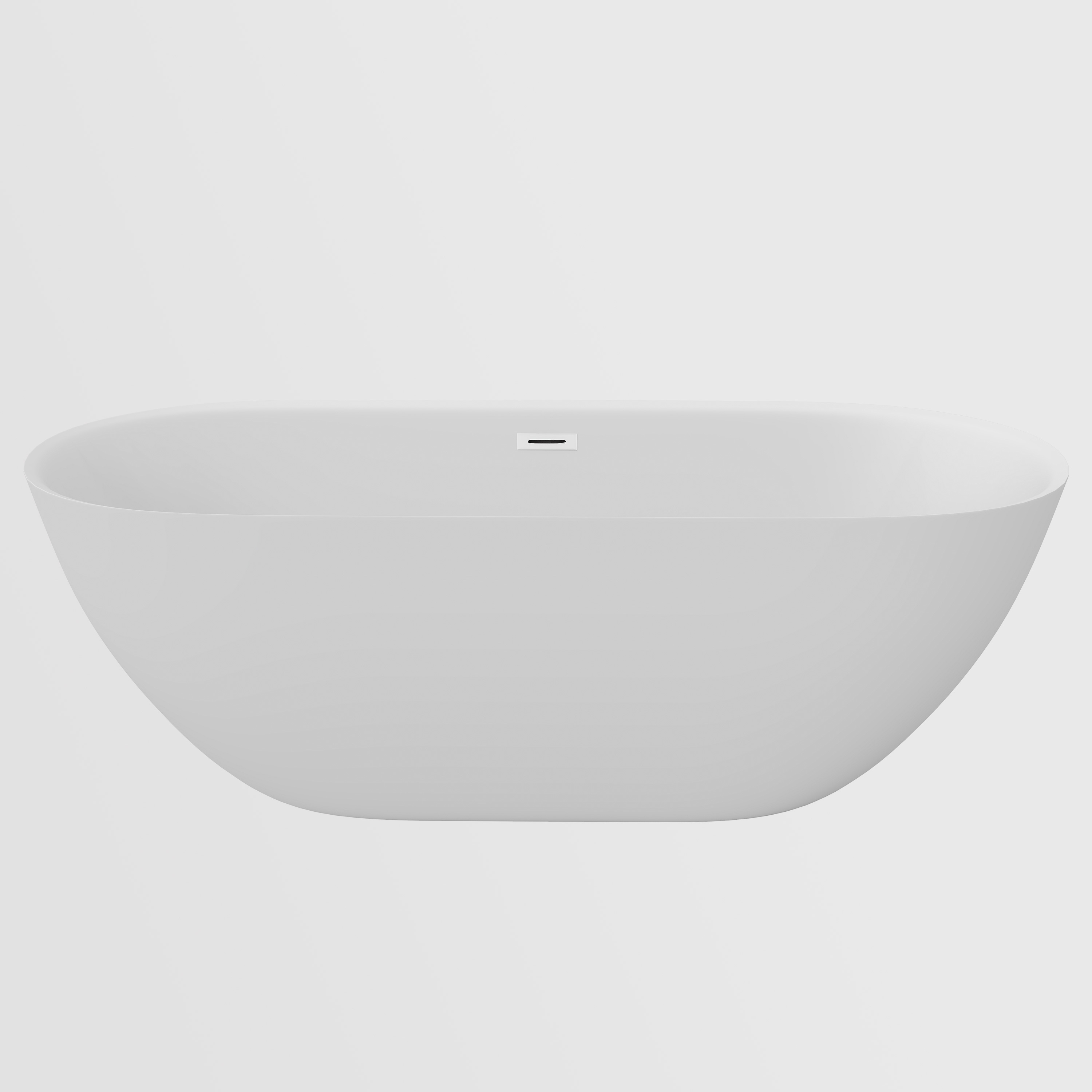 long slim overflow custom size oval freestanding white black acrylic bathtub