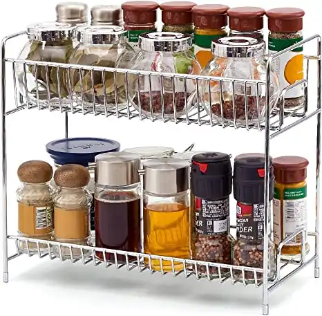 Kitchen Dish Racks Stainless Steel 3 Tier Wire Dish Drying Racks Table Storage Dish Rack 3 Tier