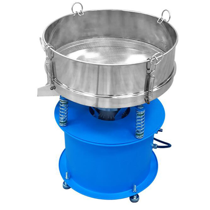 304 stainless steel small vibrating screen electric shaking screen powder  flour separation vibrating sieve machine