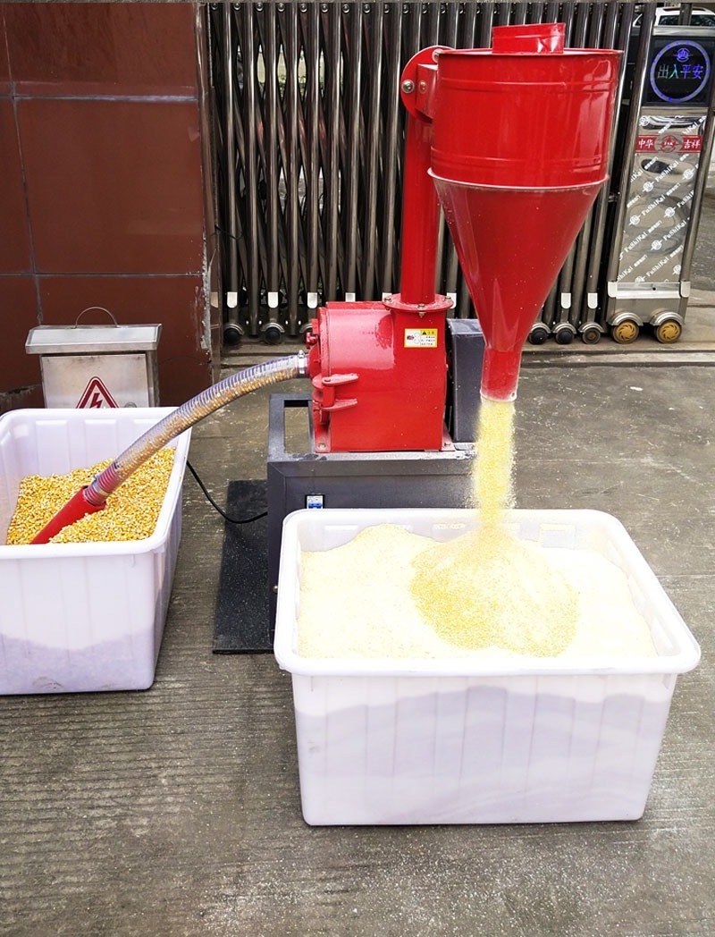 Self-priming corn pulverizer flour milling machine also named Grinding crusher for home use