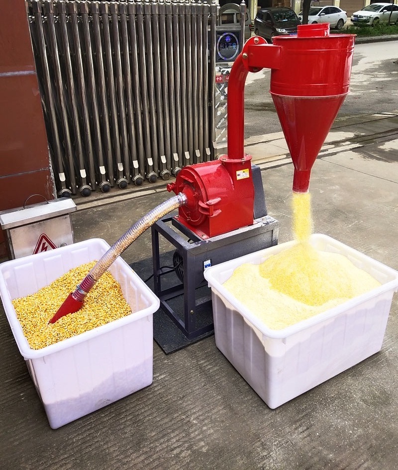 Self-priming corn pulverizer flour milling machine also named Grinding crusher for home use