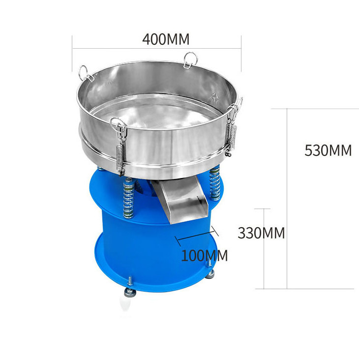 Low noise vibrating screen flour soymilk filter small vibrating screen