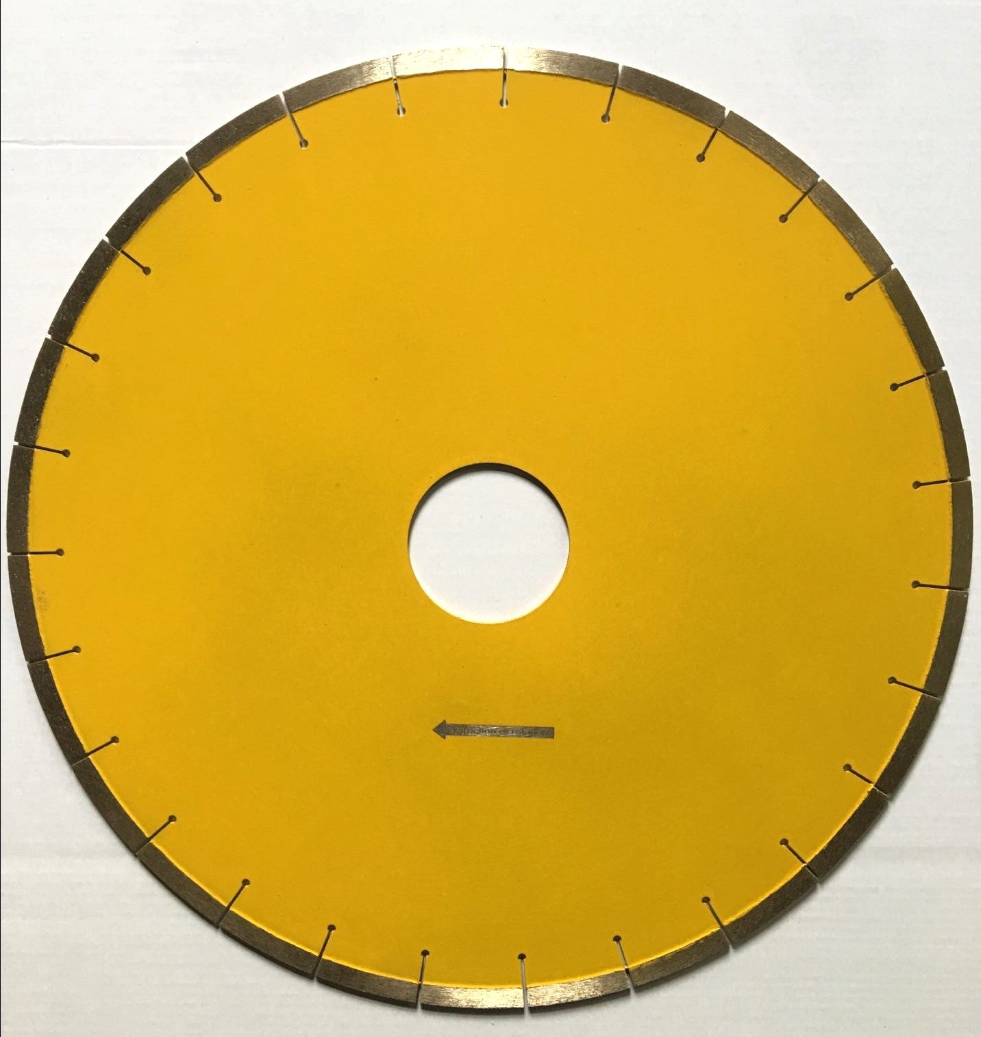 DN350 light yellow small hole marble blade Diamond saw blade Cutting disc Spot supply marble cutting blade