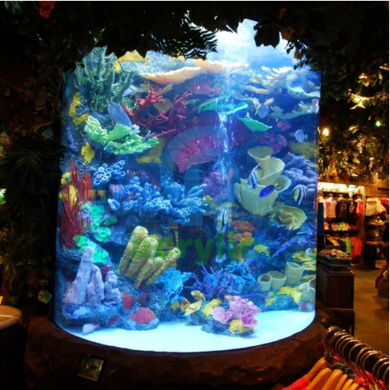 acrylic large fish tank glass aquarium