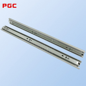 Modern Rail Ball Bearing Iron Slide Mounted Soft Close Drawer Slide Parts support for custom