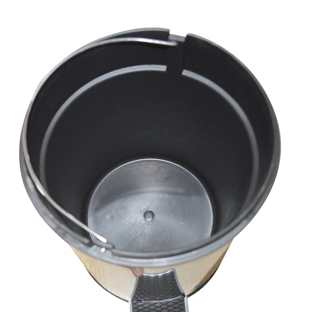 Commercial waste bin 3 5 8 12 20 30 50 liter stainless steel garbage trash can with foot pedal/