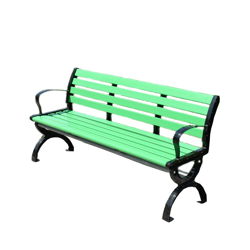 china popular factory composite outdoor garden chair wooden bench chair in the park