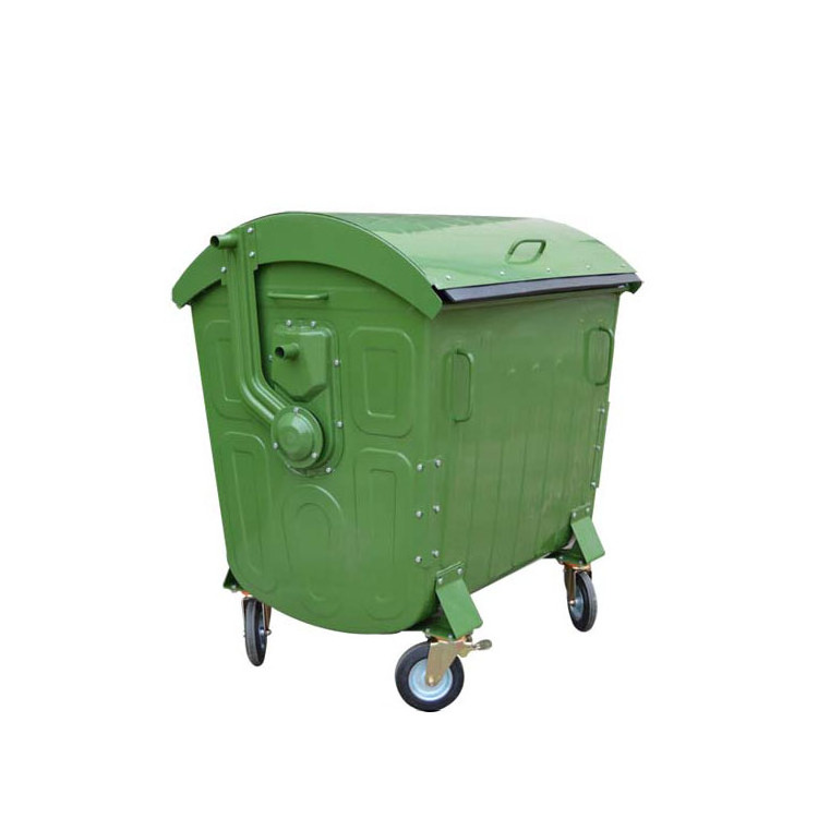 Mobile Garbage Bin 1100 litre Round Waste wheelie Bins