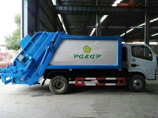 5m3 hook lift arm trash truck compactor capacity of garbage truck