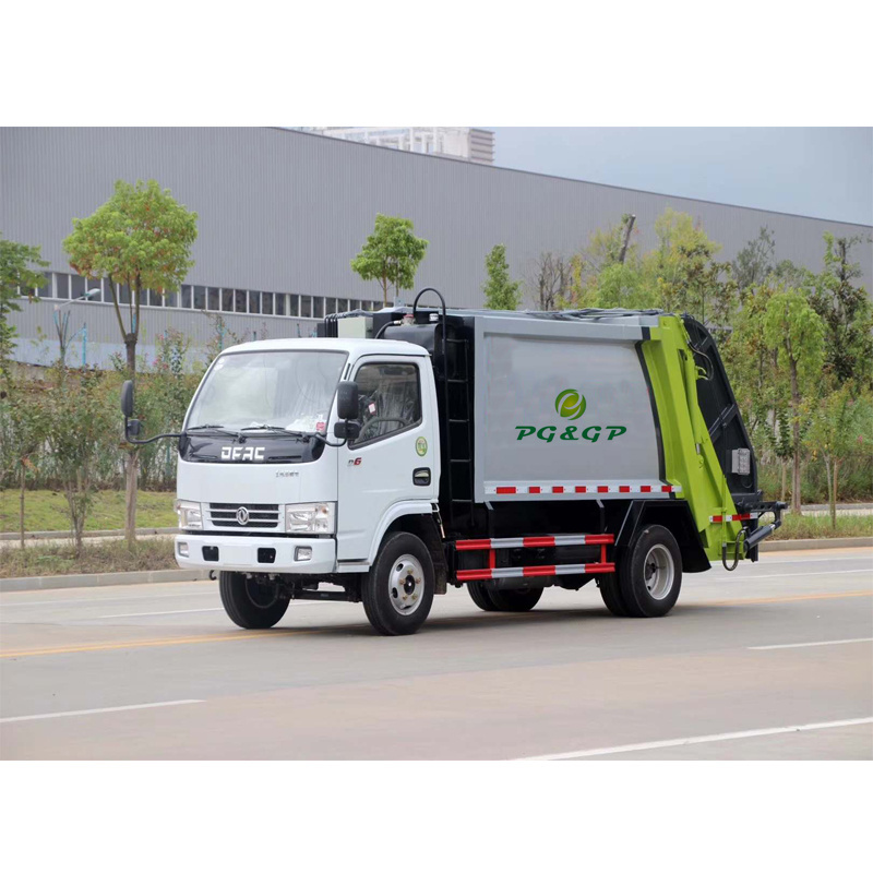 5m3 hook lift arm trash truck compactor capacity of garbage truck