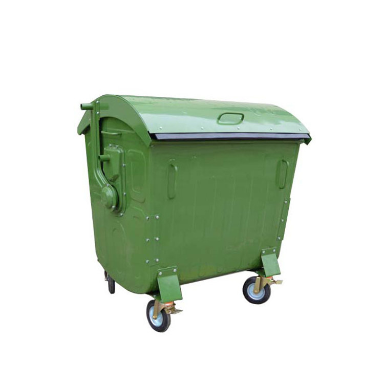 Mobile Garbage Bin 1100 litre Round Waste wheelie Bins