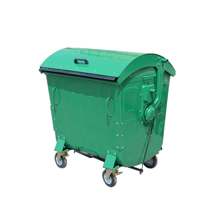 Mobile Garbage Bin 1100 litre Round Waste wheelie Bins