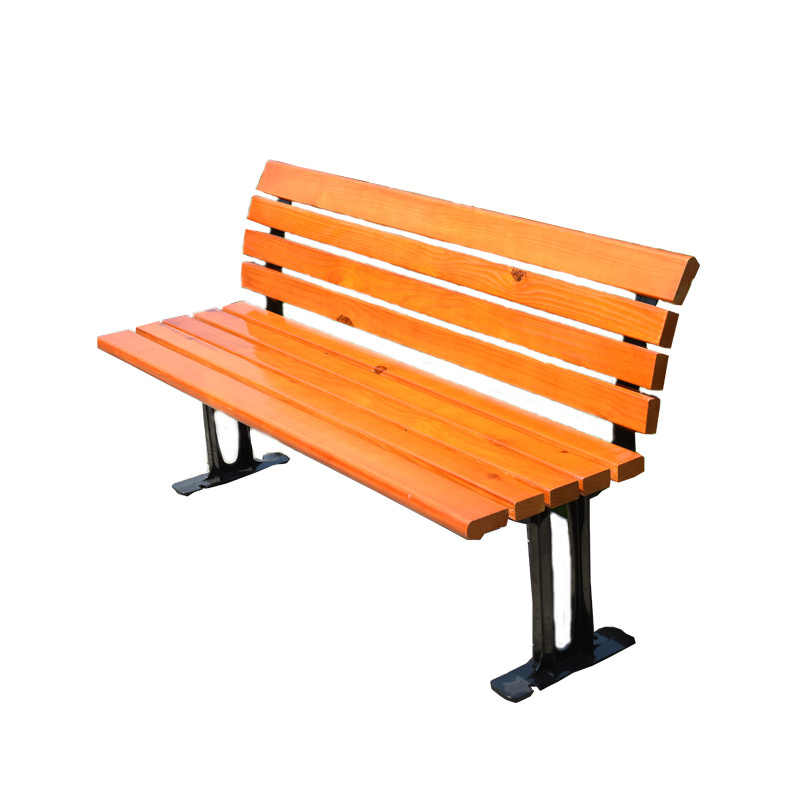 china popular factory composite outdoor garden chair wooden bench chair in the park