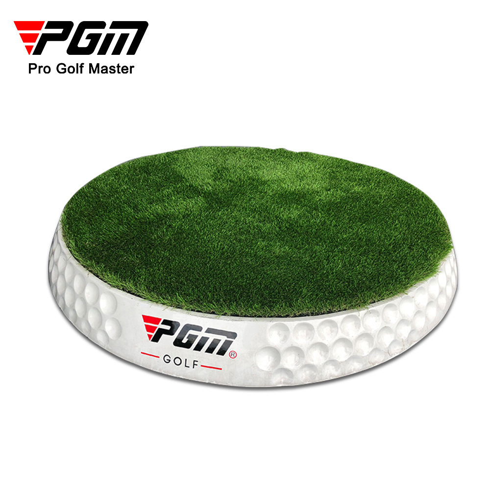 PGM DJD018 360 degree rotation training golf swing mat adjustable slope golf hitting mat