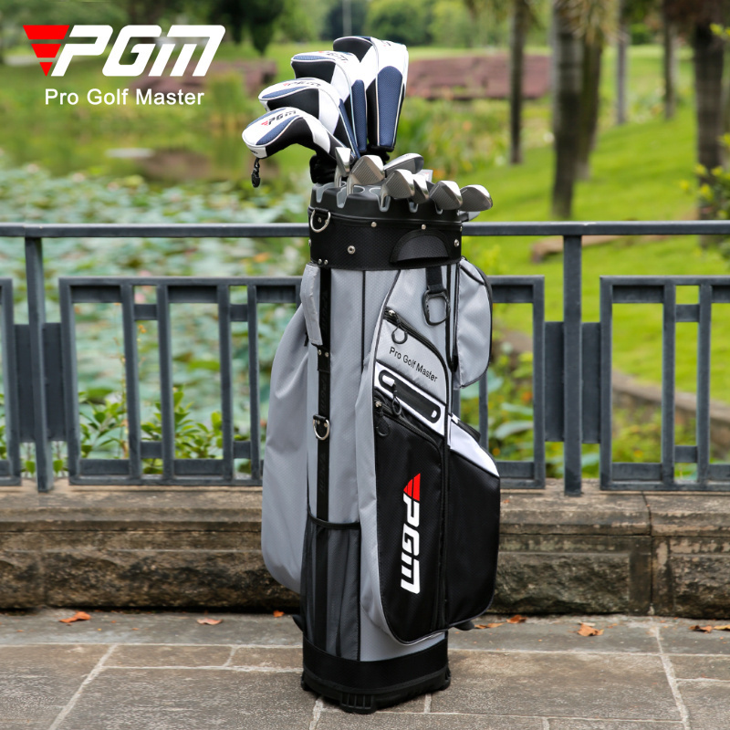 PGM QB134 custom logo golf cart bag waterproof tour staff golf bags with full 14 dividers