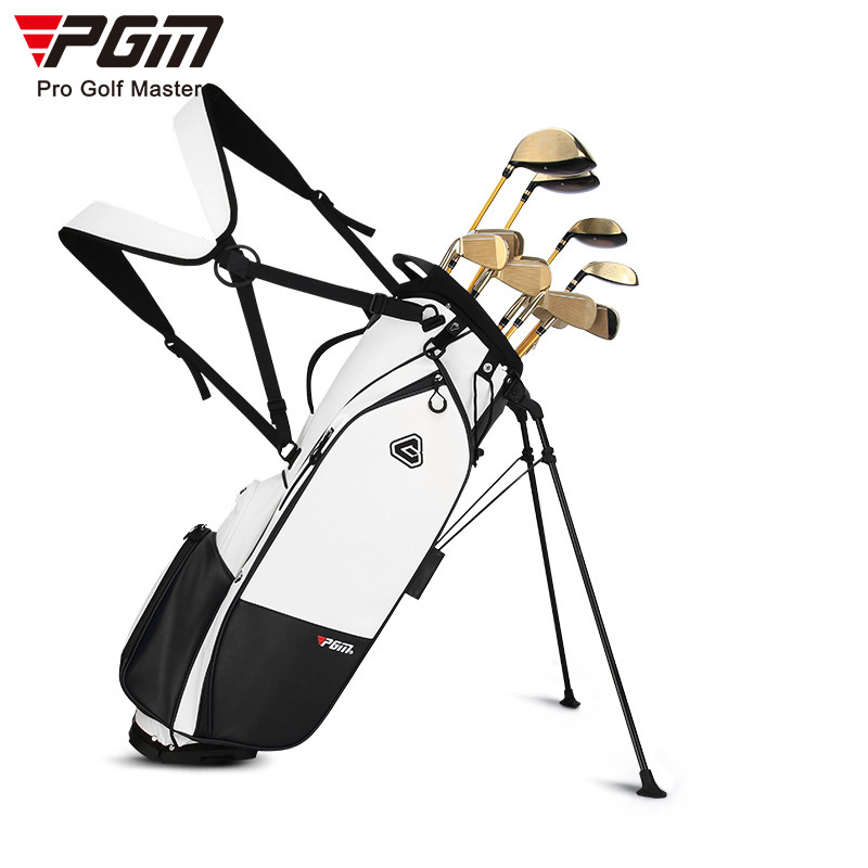 PGM QB073 oem golf carry bag microfiber leather waterproof golf stand bag black golf bag