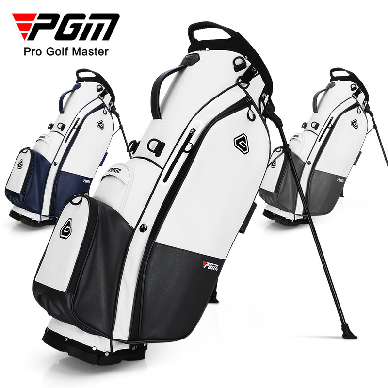 PGM QB073 oem golf carry bag microfiber leather waterproof golf stand bag black golf bag