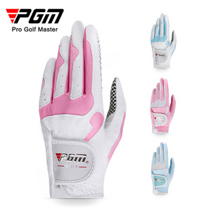 PGM women microfibre PU anti-slip wholesale golf gloves