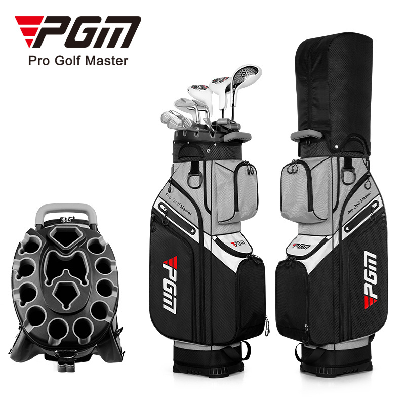 PGM QB134 custom logo golf cart bag waterproof tour staff golf bags with full 14 dividers