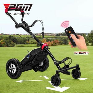 PGM QC008 smart automatic AI golf trolley remote control electric golf trolley with follow me