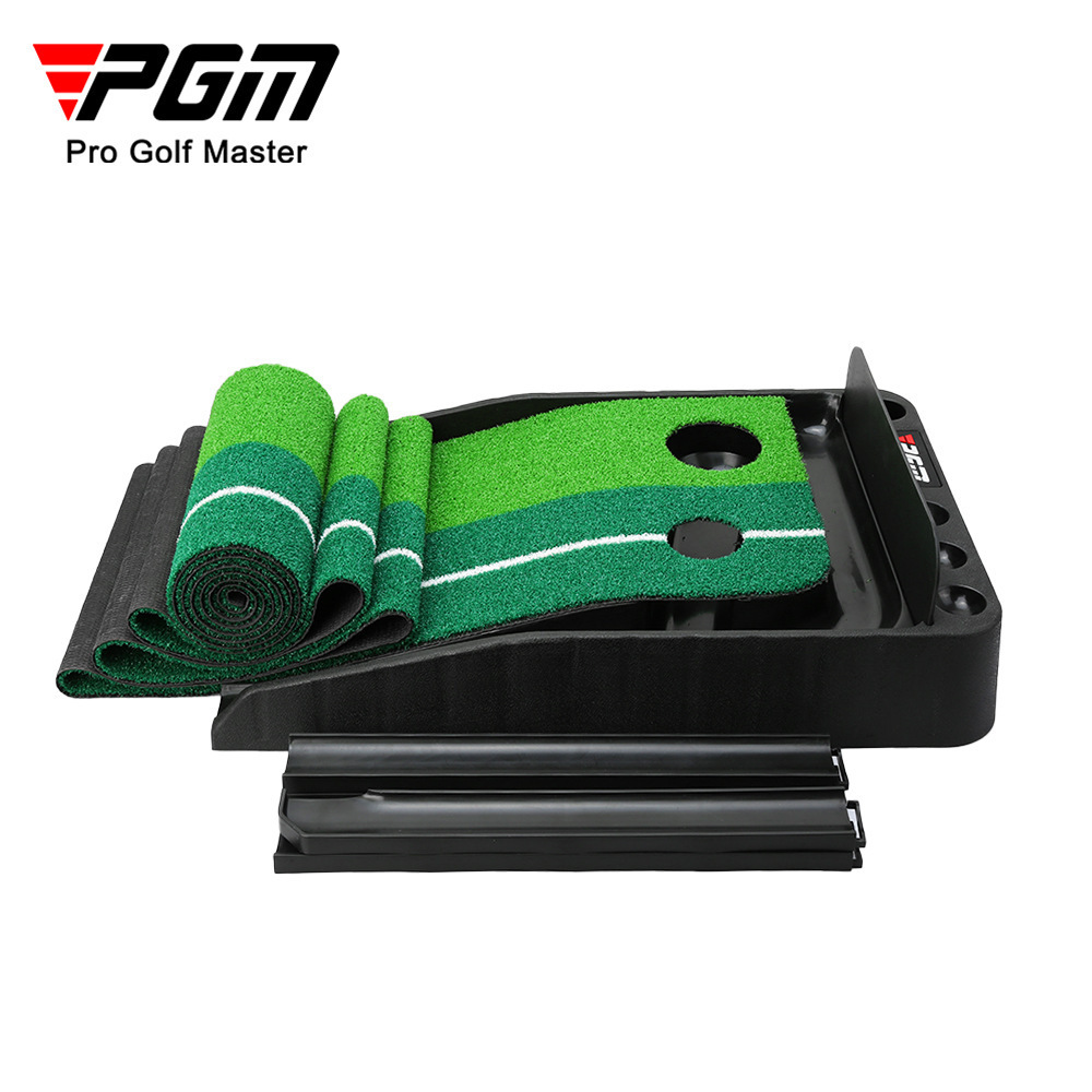 PGM TL004 Golf putting mat/mini golf course/golf Putting trainer-3M with automatic ball return