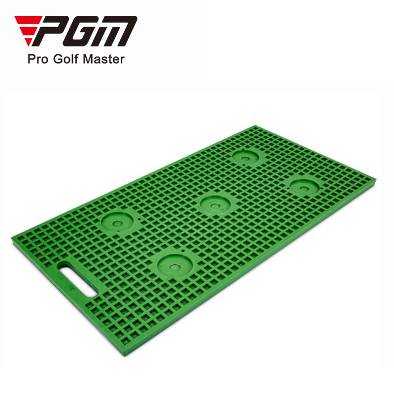 PGM DJD033 Non-Slip Golf Swing Game Mat New Design Impact Golf Tracking Practice Mat Made of Artificial Grass and Nylon