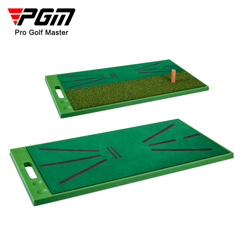 PGM DJD033 Non-Slip Golf Swing Game Mat New Design Impact Golf Tracking Practice Mat Made of Artificial Grass and Nylon