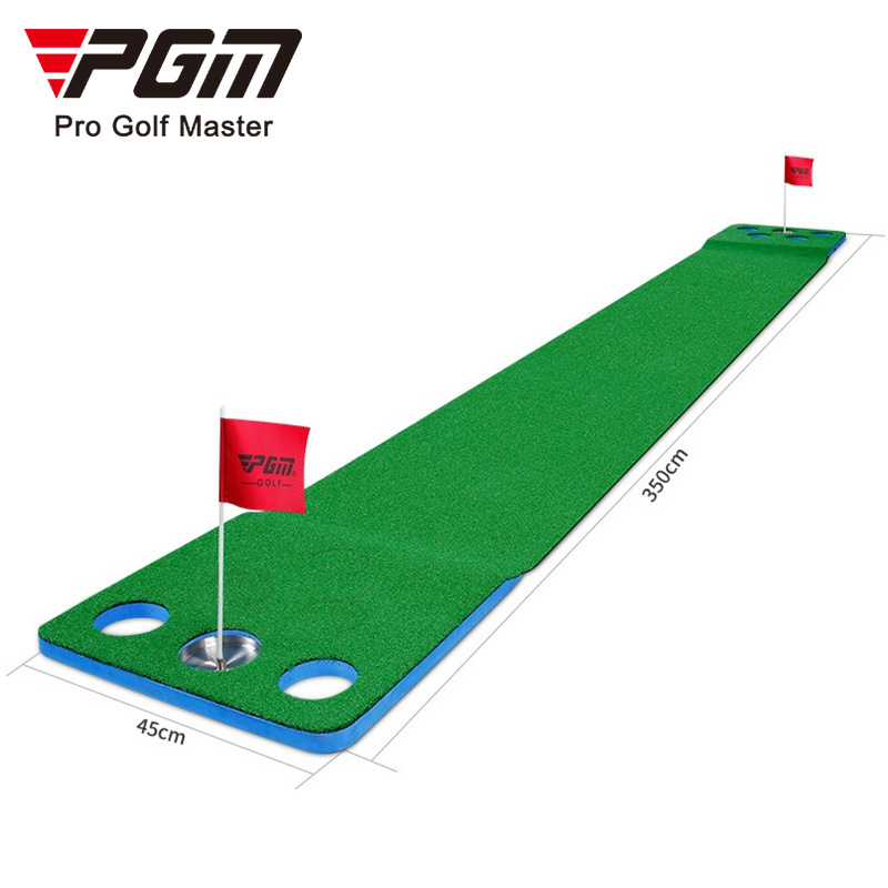 PGM GL022 duplex putting foldable Trainer Training mat swing hitting Practice aids outdoor indoor mini golf turf Putting Green