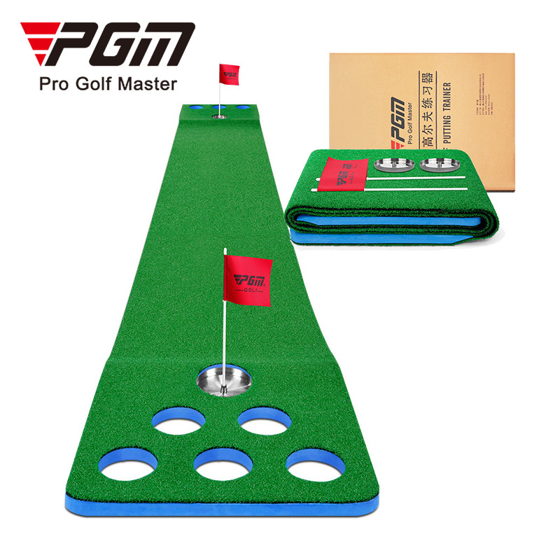 PGM GL022 duplex putting foldable Trainer Training mat swing hitting Practice aids outdoor indoor mini golf turf Putting Green