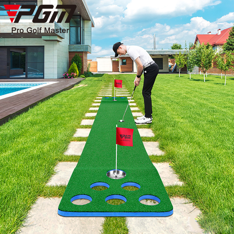 PGM GL022 duplex putting foldable Trainer Training mat swing hitting Practice aids outdoor indoor mini golf turf Putting Green