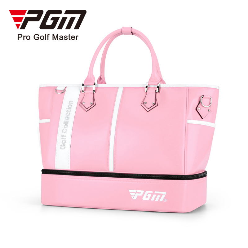 PGM YWB040 lightweight golf clothing bags ladies pink golf boston bag