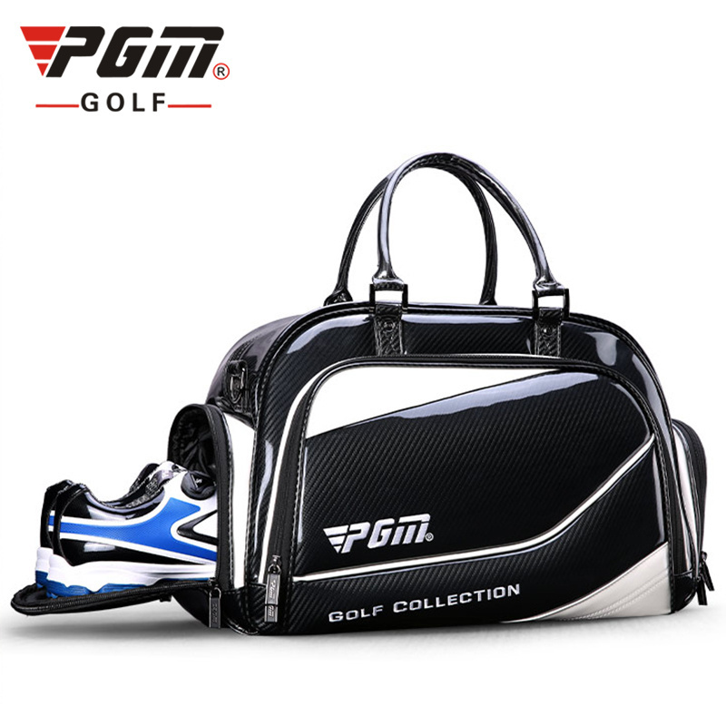 PGM YWB036 pu leather golf shoes handbag portable golf boston bag