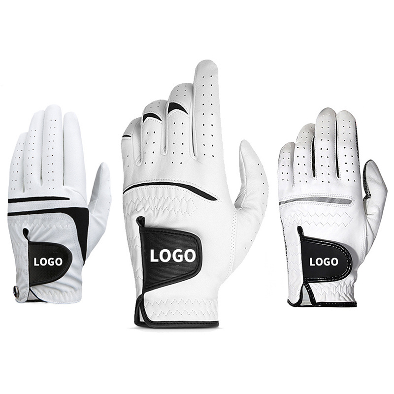 PGM custom sheepskin golf gloves wholesale men cabretta leather golf gloves