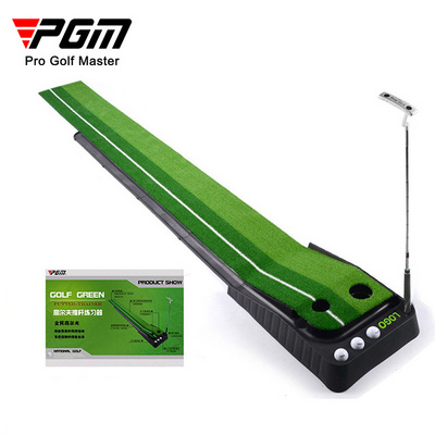 PGM TL004 Golf putting mat/mini golf course/golf Putting trainer-3M with automatic ball return