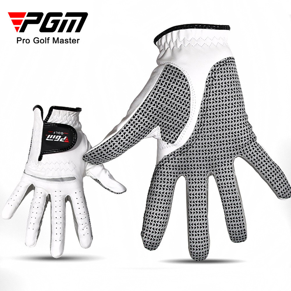 PGM custom sheepskin golf gloves wholesale men cabretta leather golf gloves