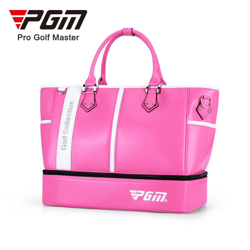 PGM YWB040 lightweight golf clothing bags ladies pink golf boston bag