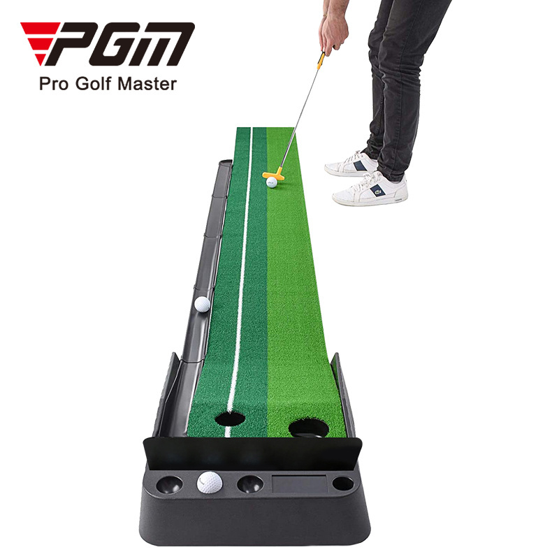 PGM TL004 Golf putting mat/mini golf course/golf Putting trainer-3M with automatic ball return