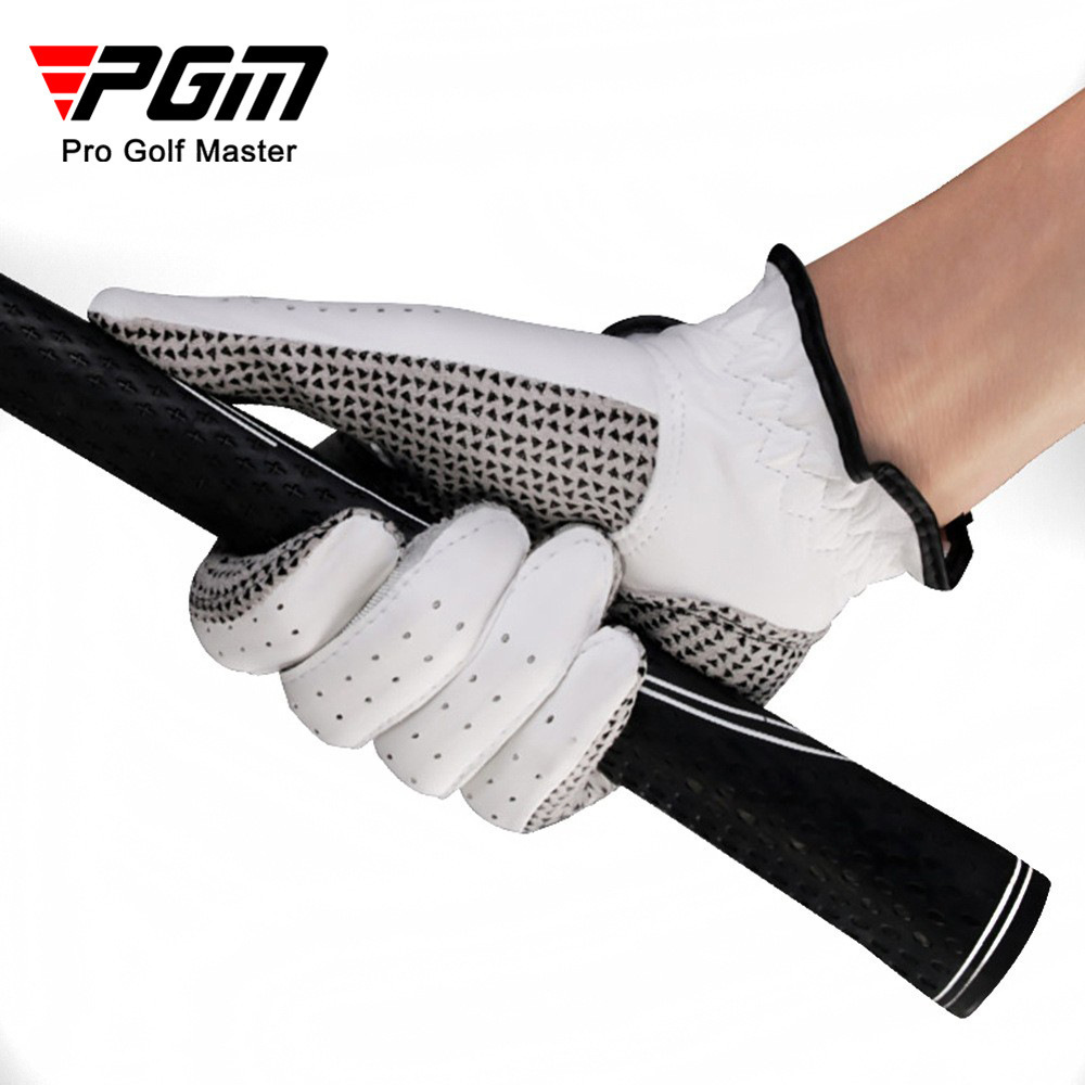 PGM custom sheepskin golf gloves wholesale men cabretta leather golf gloves