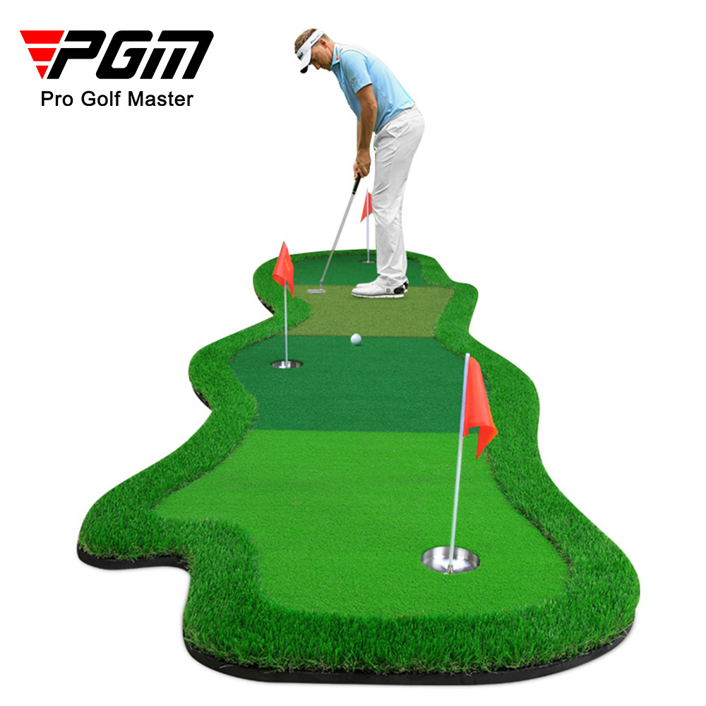 PGM GL015 outdoor professional mini golf putting green multiple ball speeds putting green