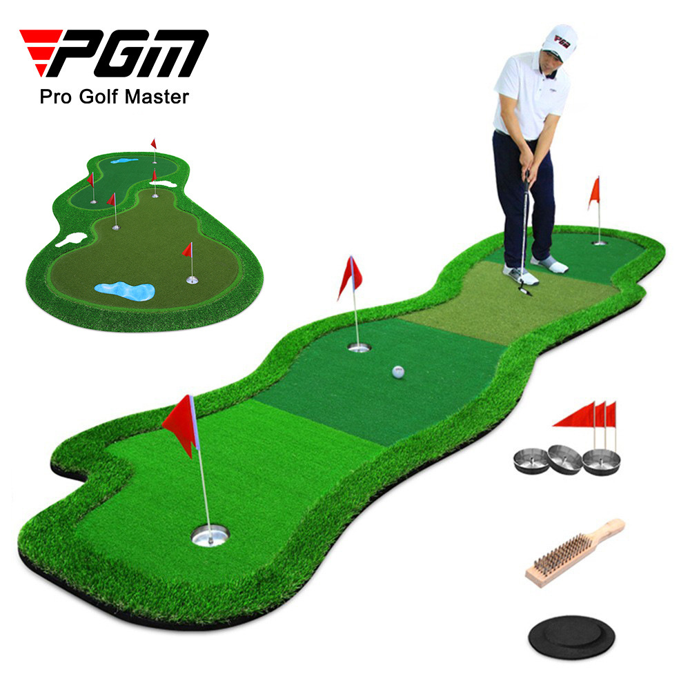 PGM GL015 outdoor professional mini golf putting green multiple ball speeds putting green